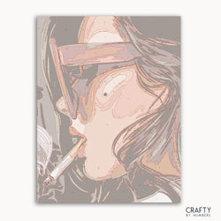 Smoking Woman Pop Art (ONLINE ORDER ONLY)