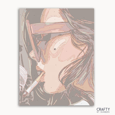 Smoking Woman Pop Art (ONLINE ORDER ONLY)