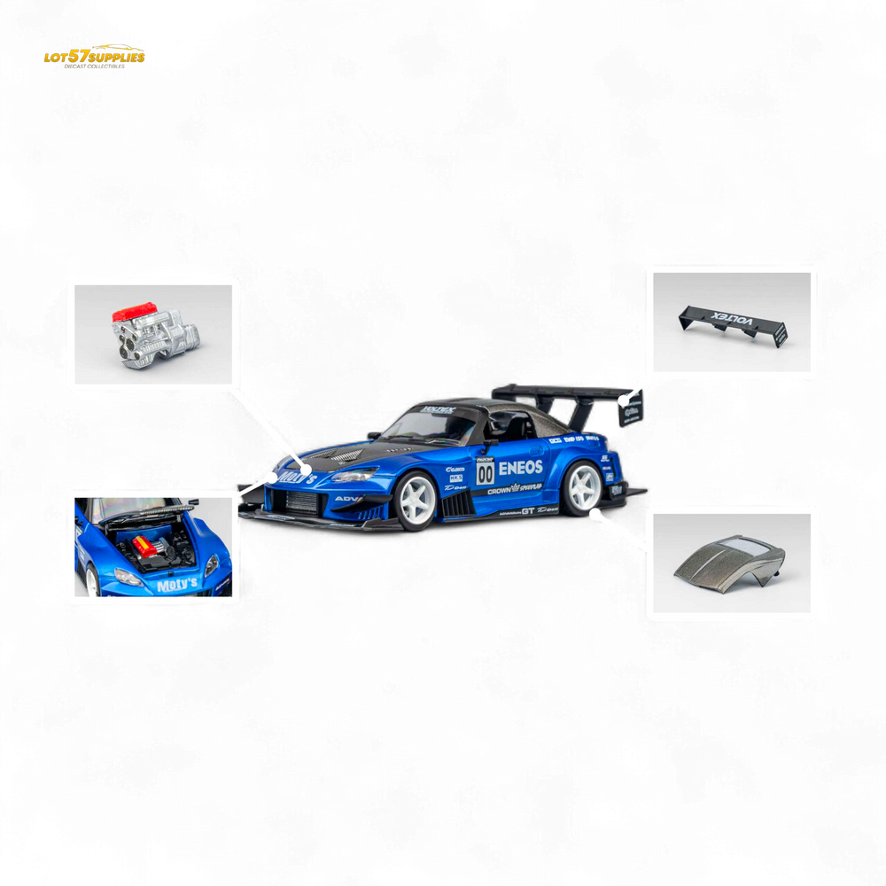 (Pre-Order) MicroTurbo S2000 ENEOS #00 TOP FUEL - Candy Blue 1:64 (ONLINE ORDER ONLY)