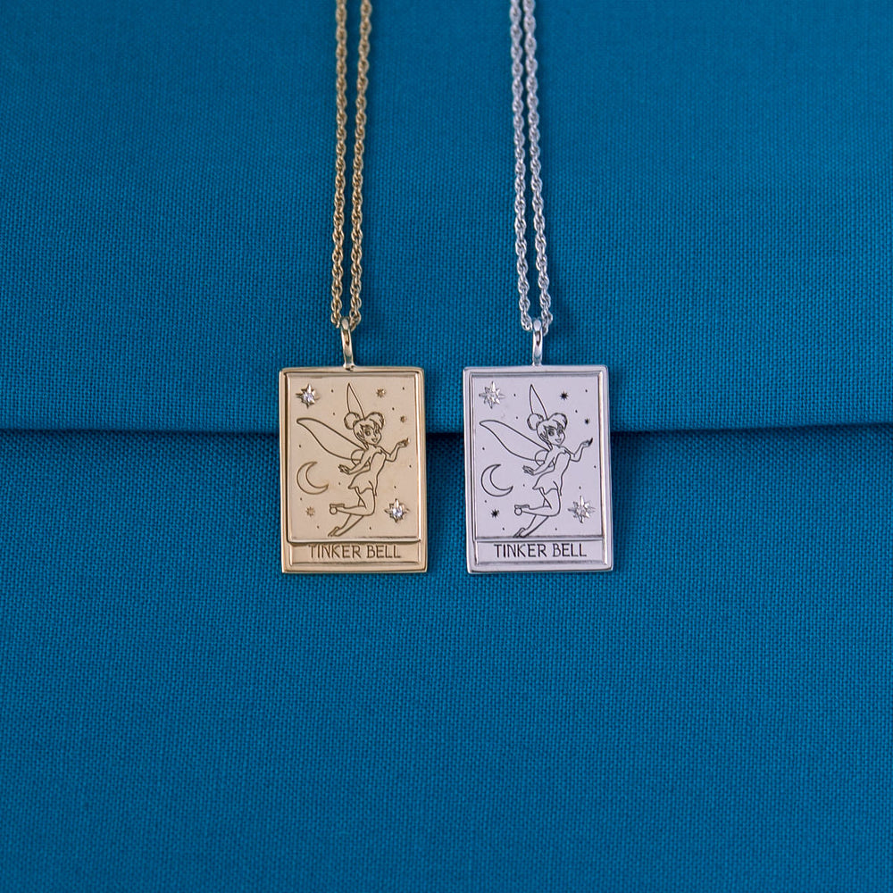 Disney X RockLove PETER PAN Tinker Bell Tablet Necklace (ONLINE ORDER ONLY)