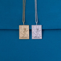 Disney X RockLove PETER PAN Tinker Bell Tablet Necklace (ONLINE ORDER ONLY)