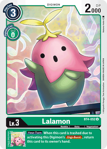 Lalamon [BT4-052] [Great Legend] (ONLINE ORDER ONLY)