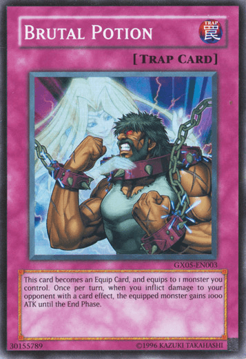 Brutal Potion [GX05-EN003] Super Rare (ONLINE ORDER ONLY)
