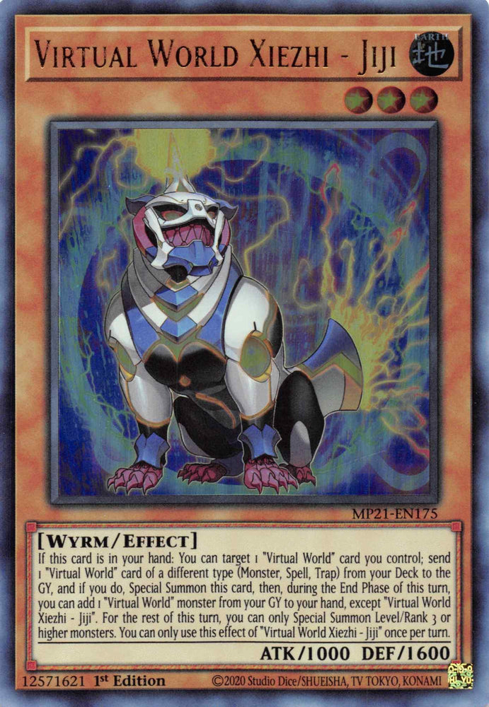 Virtual World Xiezhi - Jiji [MP21-EN175] Ultra Rare (ONLINE ORDER ONLY)