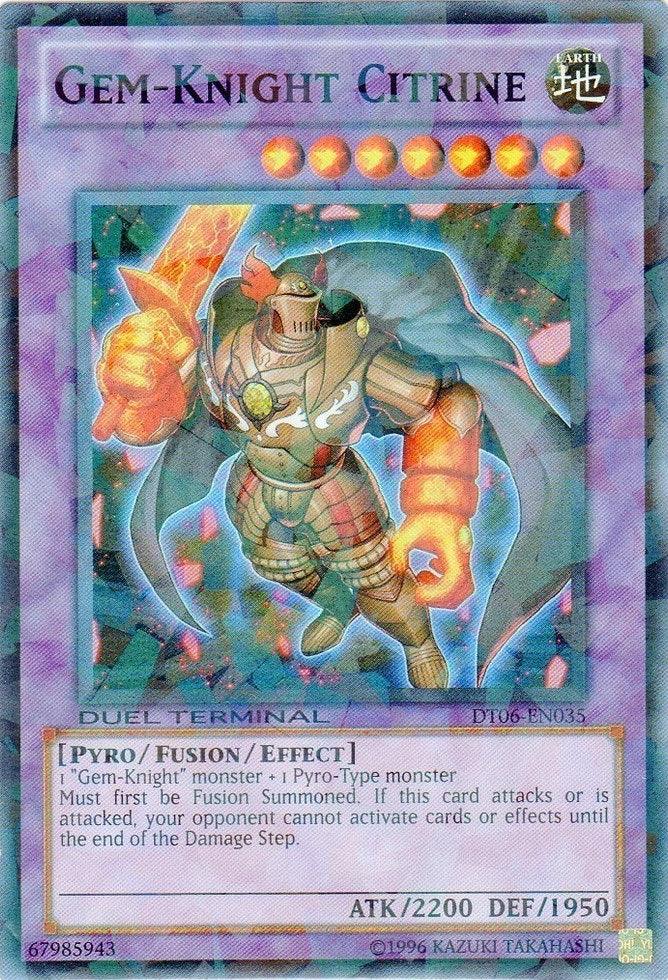 Gem-Knight Citrine [DT06-EN035] Super Rare (ONLINE ORDER ONLY)