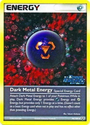 Dark Metal Energy (94/109) (Stamped) [EX: Team Rocket Returns] (Online Only)