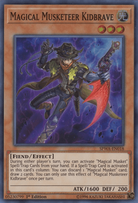 Magical Musketeer Kidbrave [SPWA-EN018] Super Rare (ONLINE ORDER ONLY)