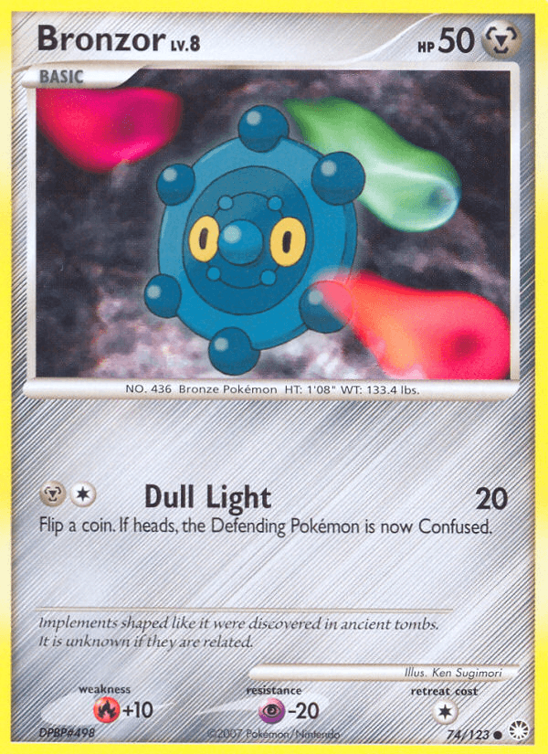 Bronzor (74/123) [Diamond & Pearl: Mysterious Treasures] (Online Only)