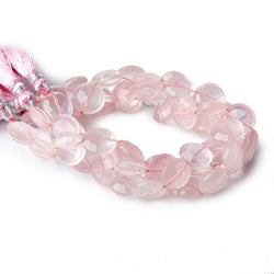 10mm-11mm Rose Quartz brilliant faceted coins 8 inch 20 pieces (ONLINE ORDER ONLY)