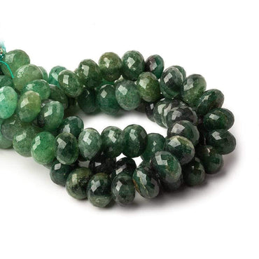 13mm Aventurine Faceted Rondelle Beads 8 inch 23 pieces (ONLINE ORDER ONLY)