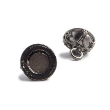 11mm Black Gold plated Copper Magnetic Clasp Roman Arch 1 piece (ONLINE ORDER ONLY)