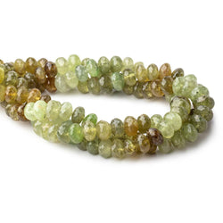 11mm Grossular Garnet faceted rondelle beads 16 inch 56 pieces (ONLINE ORDER ONLY)