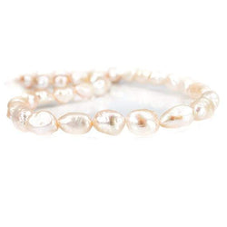 11mm Peach Straight Drilled Baroque Pearls (ONLINE ORDER ONLY)