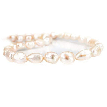 11mm Peach Straight Drilled Baroque Pearls (ONLINE ORDER ONLY)