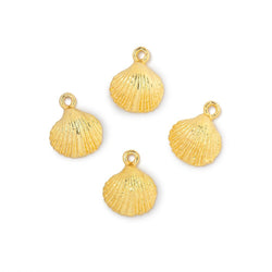 11mm Seashell Pendant Charm Set of 4 pieces (ONLINE ORDER ONLY)