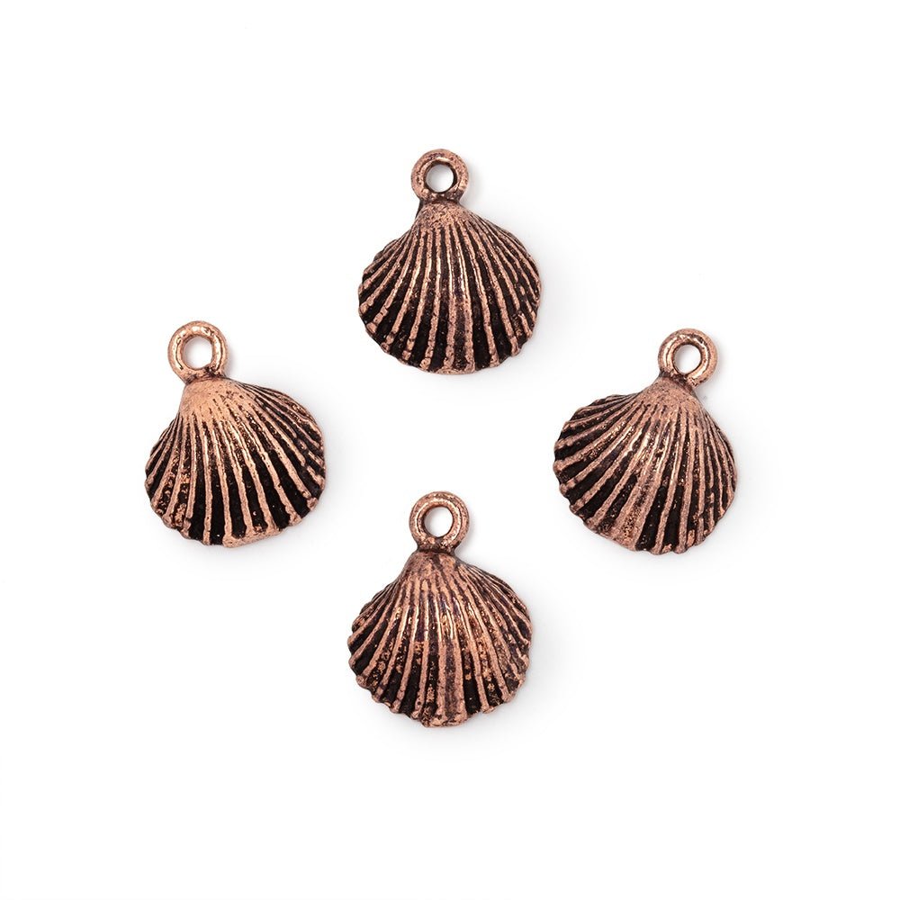 11mm Seashell Pendant Charm Set of 4 pieces (ONLINE ORDER ONLY)