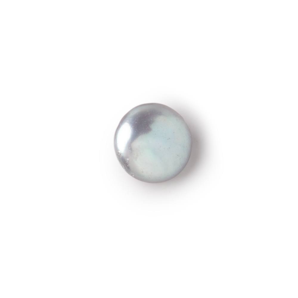 11mm Silver Coin Freshwater Pearl Focal 1 piece (ONLINE ORDER ONLY)