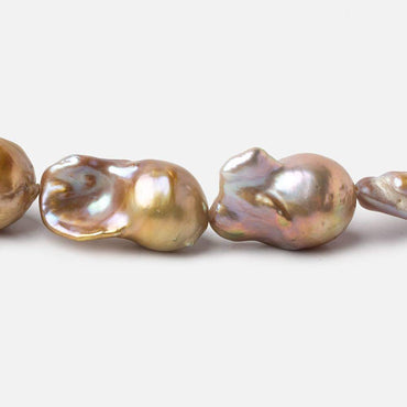 11mm Tri Color Ultra Baroque Freshwater Pearls 16.5 inch 21 pieces (ONLINE ORDER ONLY)