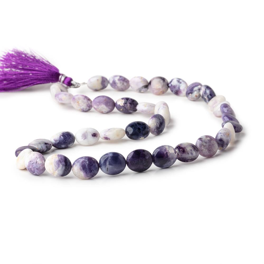 11x10-12x10mm Morado Purple Opal Plain Oval Beads 18 inch 38 pieces (ONLINE ORDER ONLY)