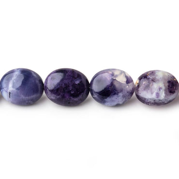11x10-12x10mm Morado Purple Opal Plain Oval Beads 18 inch 38 pieces (ONLINE ORDER ONLY)