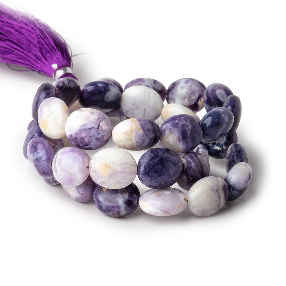 11x10-12x10mm Morado Purple Opal Plain Oval Beads 18 inch 38 pieces (ONLINE ORDER ONLY)
