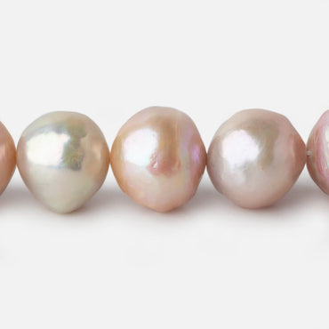 11x10-14x13mm TriColor Baroque Freshwater Pearl 16 inch 33 pieces (ONLINE ORDER ONLY)