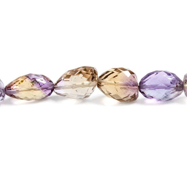 11x10-15x9.5mm Ametrine faceted nuggets 8 inches 15 beads A (ONLINE ORDER ONLY)