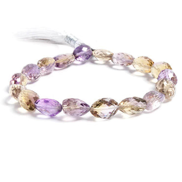 11x10-15x9.5mm Ametrine faceted nuggets 8 inches 15 beads A (ONLINE ORDER ONLY)