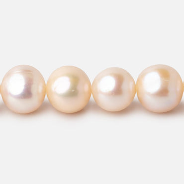 11x10mm Cream Off Round Freshwater Pearl Beads 15 inch 41 pieces A (ONLINE ORDER ONLY)