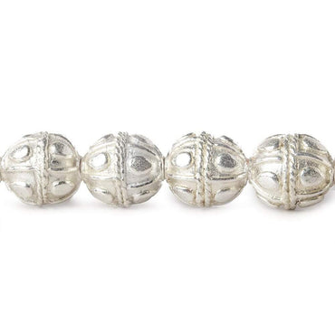 11x10mm Sterling Silver Plated Copper Bead Roval Pear 8 inch 18 pcs (ONLINE ORDER ONLY)