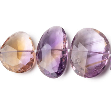 11x15-17x30mm Ametrine Side Drilled Faceted Nuggets 16 inch 27 Beads AAA (ONLINE ORDER ONLY)