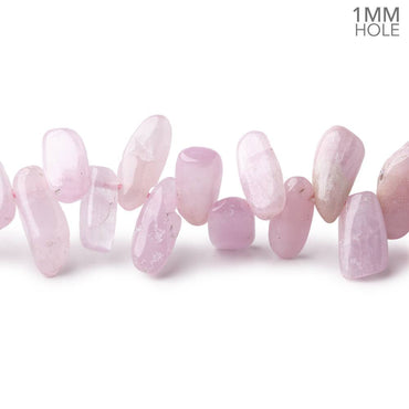 11x6-16x6mm Kunzite Top Drilled Plain Nuggets 16 inch 90 Beads 1mm Hole (ONLINE ORDER ONLY)
