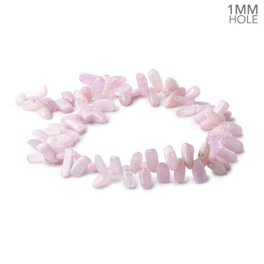 11x6-16x6mm Kunzite Top Drilled Plain Nuggets 16 inch 90 Beads 1mm Hole (ONLINE ORDER ONLY)
