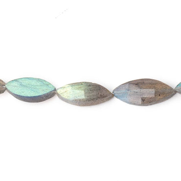 11x6-23x7mm Labradorite Straight Drilled Marquise Beads 15 inch 24 pieces (ONLINE ORDER ONLY)