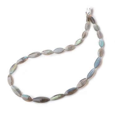 11x6-23x7mm Labradorite Straight Drilled Marquise Beads 15 inch 24 pieces (ONLINE ORDER ONLY)