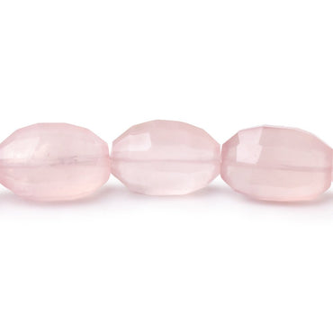 11x7-12x8mm Rose Quartz Faceted Oval Beads 7.5 inch 17 pieces (ONLINE ORDER ONLY)