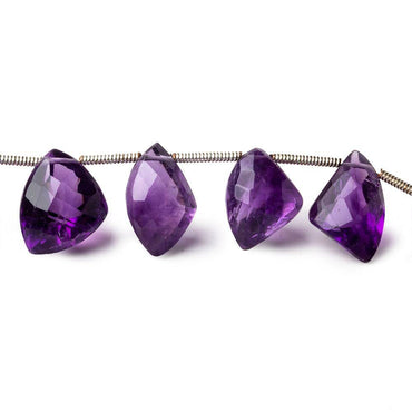 11x7-13x10mm Amethyst Faceted Free shape Beads 9 inch 18 pcs (ONLINE ORDER ONLY)