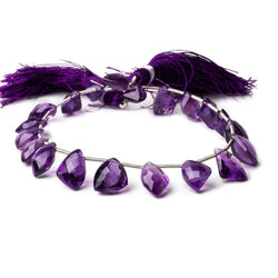 11x7-13x10mm Amethyst Faceted Free shape Beads 9 inch 18 pcs (ONLINE ORDER ONLY)