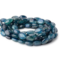 11x7-15.5mm Tanzanian Kyanite Plain Oval Beads 15 inch 29 pcs AA (ONLINE ORDER ONLY)