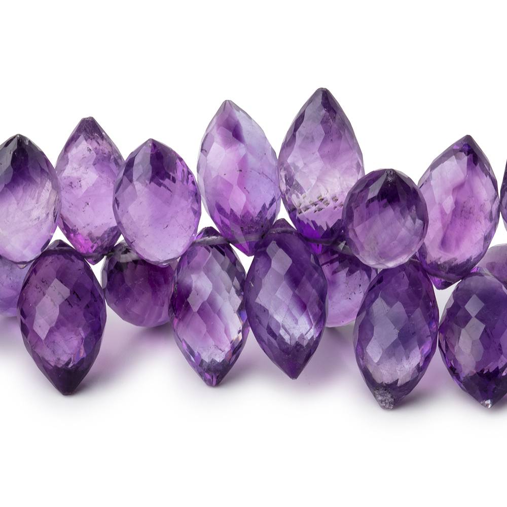 11x7-15x7mm Amethyst Faceted Marquise Beads 8 inch 62 pieces (ONLINE ORDER ONLY)