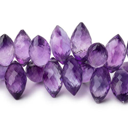 11x7-15x7mm Amethyst Faceted Marquise Beads 8 inch 62 pieces (ONLINE ORDER ONLY)