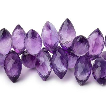 11x7-15x7mm Amethyst Faceted Marquise Beads 8 inch 62 pieces (ONLINE ORDER ONLY)