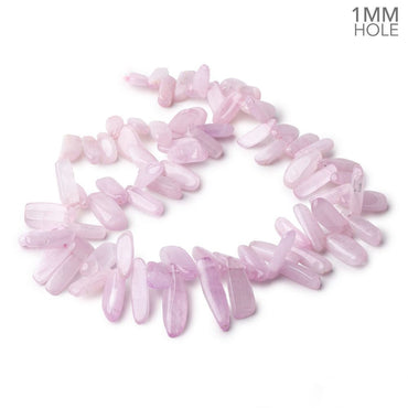 11x7-26x6mm Kunzite Top Drilled Plain Nuggets 16 inch 76 Beads 1mm Hole (ONLINE ORDER ONLY)