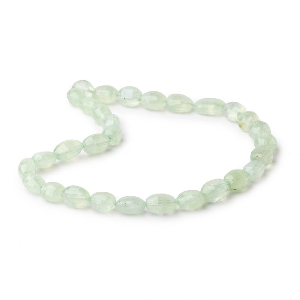 11x8-14x9mm Prehnite Faceted Oval Beads 14 inch 31 pieces (ONLINE ORDER ONLY)