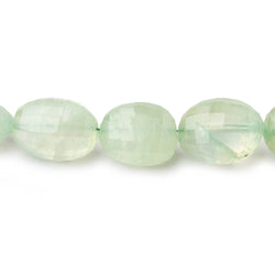 11x8-14x9mm Prehnite Faceted Oval Beads 14 inch 31 pieces (ONLINE ORDER ONLY)