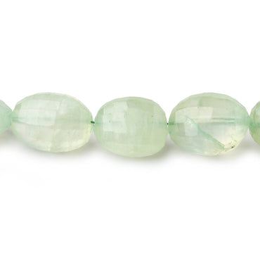 11x8-14x9mm Prehnite Faceted Oval Beads 14 inch 31 pieces (ONLINE ORDER ONLY)