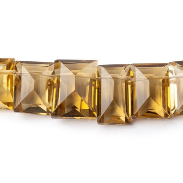 11x8-15x11mm Whiskey Quartz Faceted Rectangle Beads 8 inch 23 pieces AAA (ONLINE ORDER ONLY)