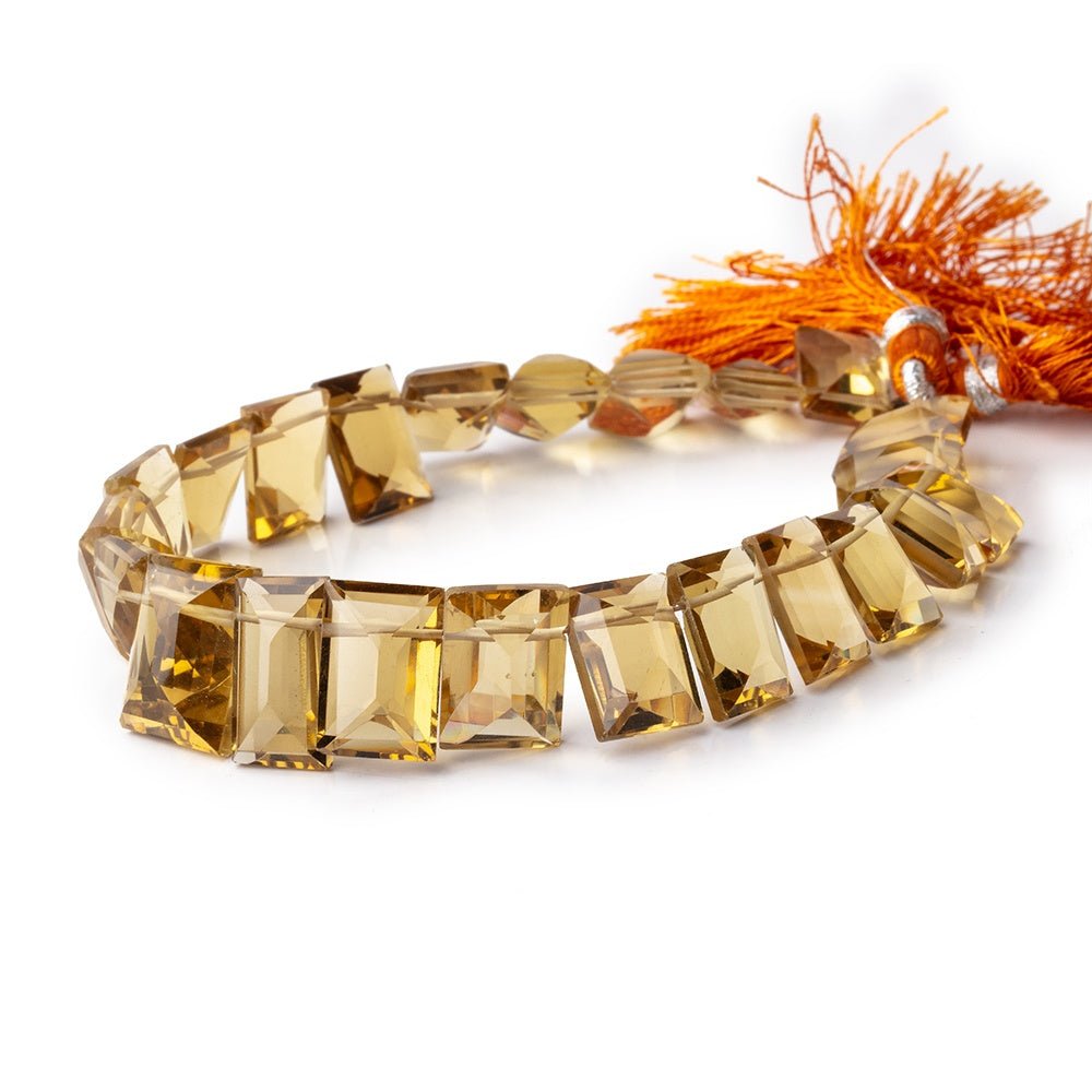 11x8-15x11mm Whiskey Quartz Faceted Rectangle Beads 8 inch 23 pieces AAA (ONLINE ORDER ONLY)