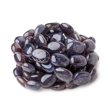 10x8-14x12mm Bloodshot Iolite-Sunstone Plain Oval Beads 16 inch 32 pieces (ONLINE ORDER ONLY)