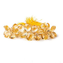 11x8-16x12mm Citrine Faceted Pear Briolette 8 inch 49 beads AAA+ (ONLINE ORDER ONLY)